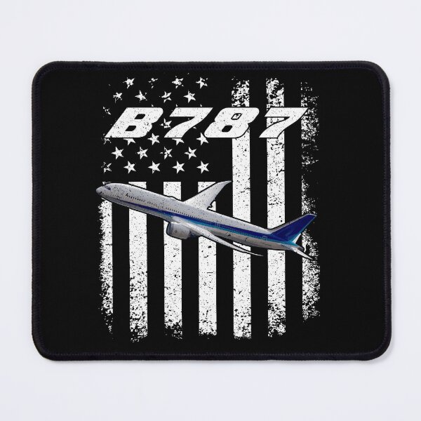 Item preview, B787 American Flag Airplane T-Shirt designed and sold by Emberglowo.
