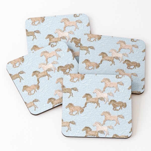 Item preview, pretty horses running in the sea mist designed and sold by MagentaRose.