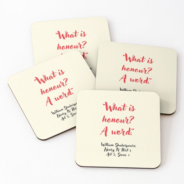 Item preview, Lit Shakespeare Quote from Henry the Fourth designed and sold by CharlottePlaceArt.
