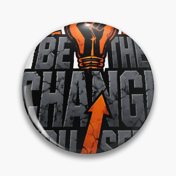 Item preview, Be The Change You Seek T-Shirt Design - Bold Industrial Typography & Leadership Quote Art designed and sold by ascendzero.