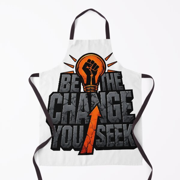 Item preview, Be The Change You Seek T-Shirt Design - Bold Industrial Typography & Leadership Quote Art designed and sold by ascendzero.