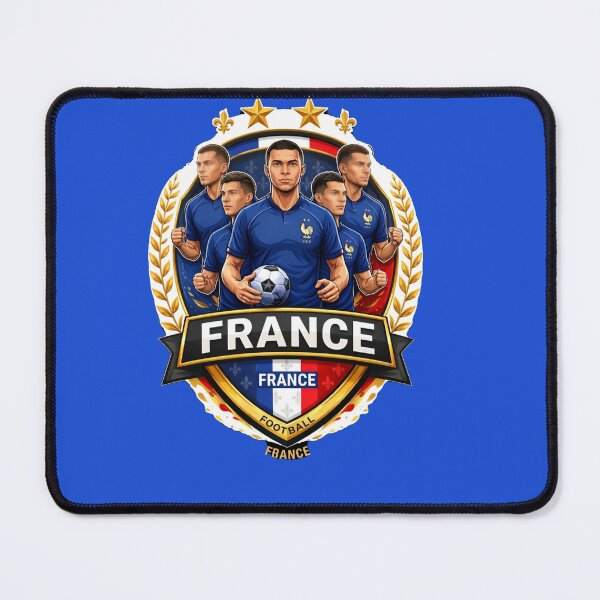 Item preview, French Football Team Crest- Vintage Style Emblem designed and sold by digitalbob60.