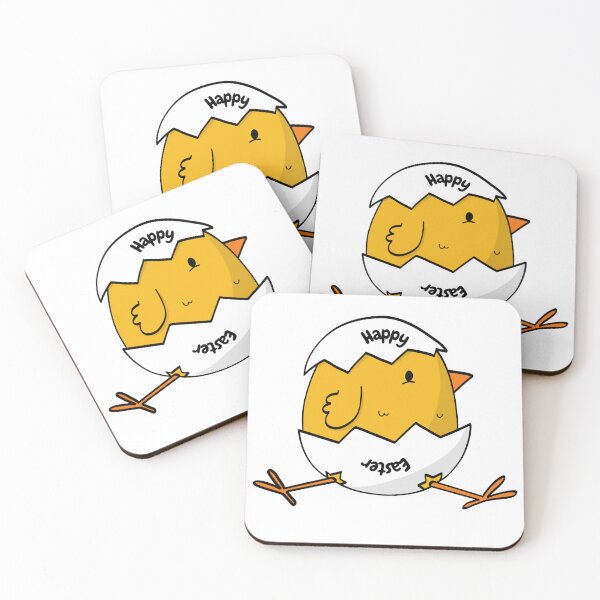 Item preview, Happy Easter And Chicken In Shell. designed and sold by Dinasshop.