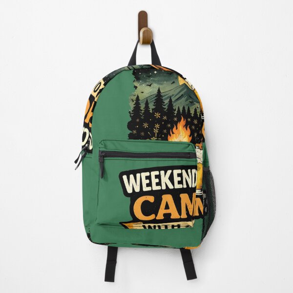 Item preview, Weekend Forecast Camping Funny Camping Quote Outdoor Adventure Drinking Design designed and sold by Nixora.
