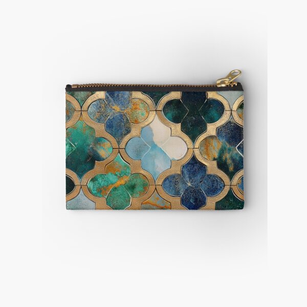 Item preview, Amber Emerald Maroccan Gold Gilding Pattern designed and sold by GrinGalore.