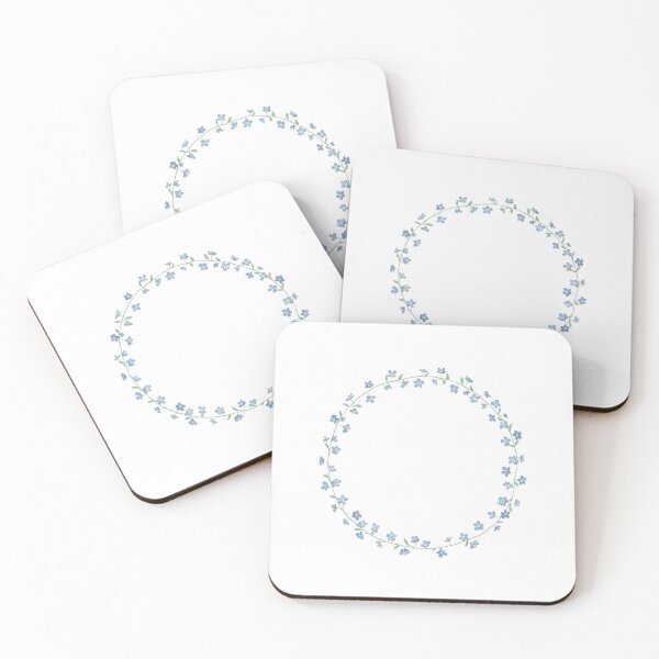 Item preview,  Wreath little blue forget-me-nots designed and sold by uunaa.