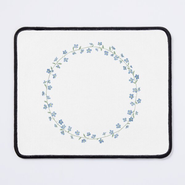 Item preview, Wreath little blue forget-me-nots designed and sold by uunaa.