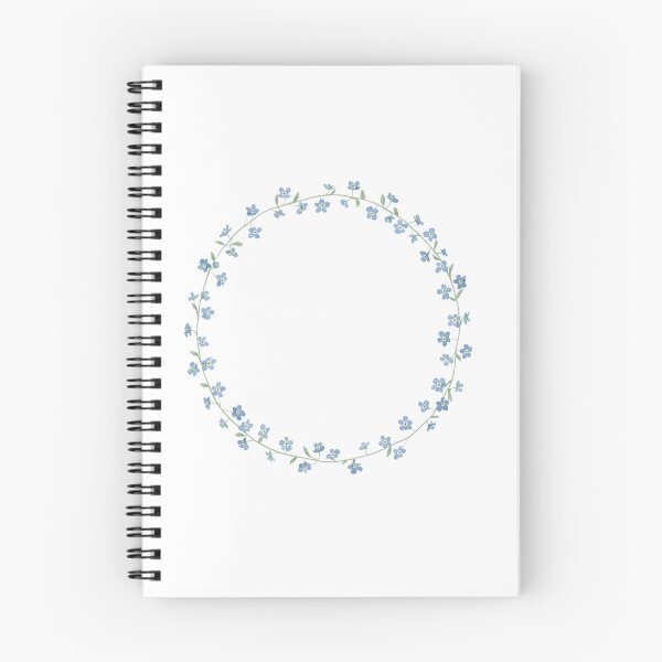 Item preview,  Wreath little blue forget-me-nots designed and sold by uunaa.
