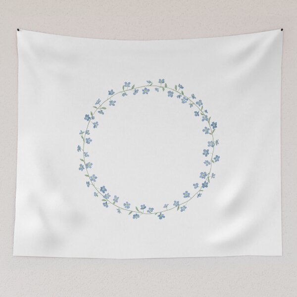Item preview,  Wreath little blue forget-me-nots designed and sold by uunaa.