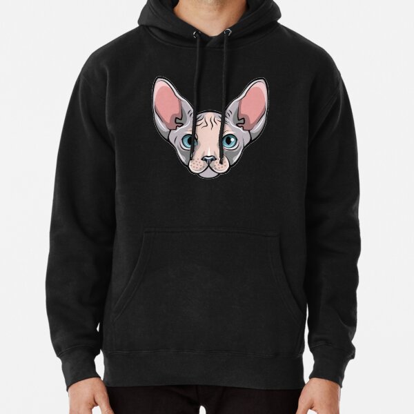 Gato Sphynx Est/ética Hermosa Sphynx Gatito Rosas Sudadera