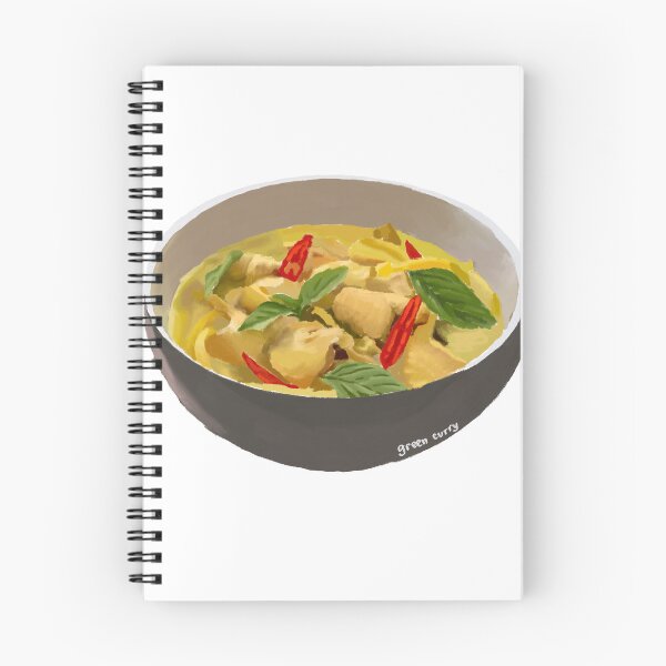 Item preview, Thai Green Curry Chicken Digital Painting designed and sold by TheMoriarty.