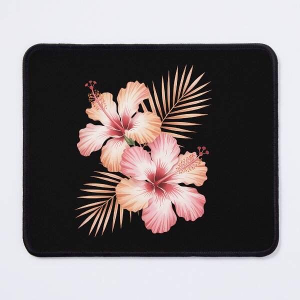 Item preview, Watercolor Tropical Hibiscus Flowers Floral Summer Art designed and sold by HellD3vil-Art.