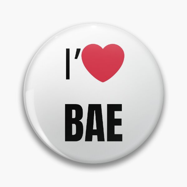 Item preview, I ❤️ Bae T-Shirt – Cute Couple Gift | Minimalist Love Design designed and sold by DuoVibe.