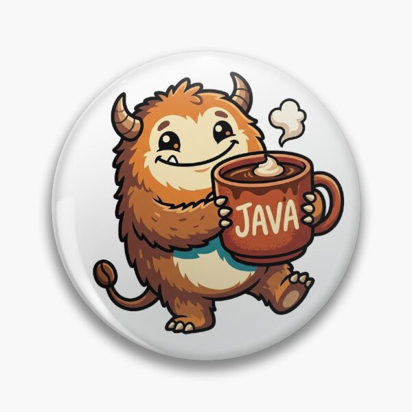 Item preview, Java Monster Coffee Programmer Coding Kawaii Cartoon designed and sold by Krfto.