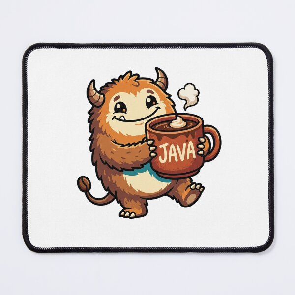 Item preview, Java Monster Coffee Programmer Coding Kawaii Cartoon designed and sold by Krfto.