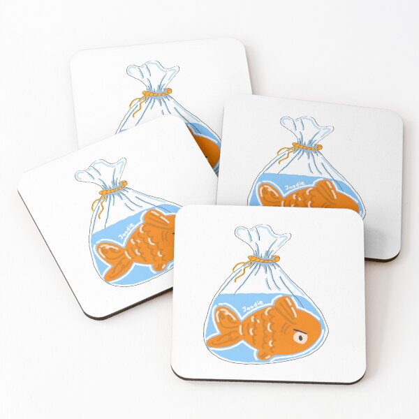 Item preview, Cute Goldfish in Bag Illustration designed and sold by TheMoriarty.