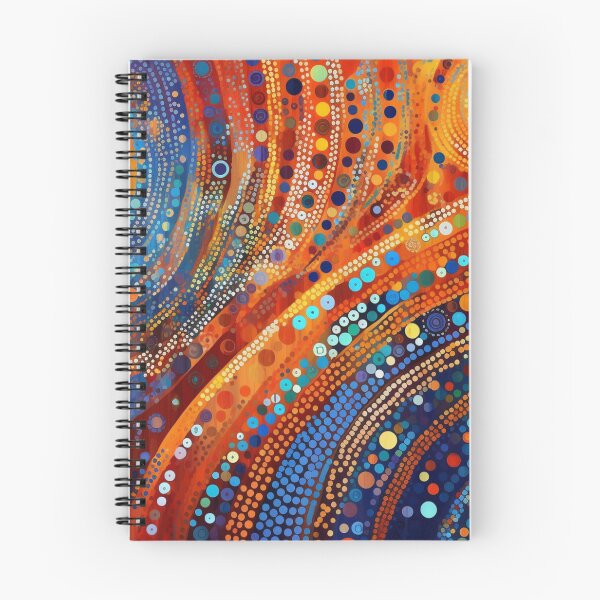 Item preview, Aboriginal Inspired Dot Art - Sun Waves designed and sold by GrinGalore.