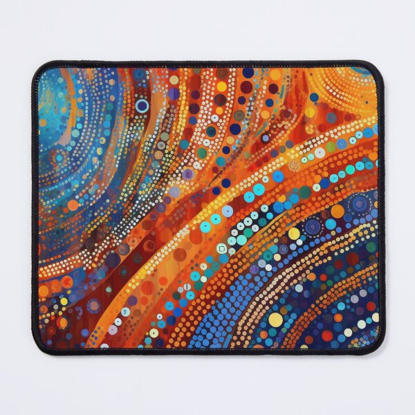 Item preview, Aboriginal Inspired Dot Art - Sun Waves designed and sold by GrinGalore.