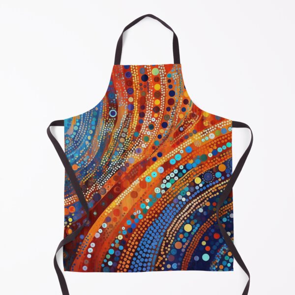 Item preview, Aboriginal Inspired Dot Art - Sun Waves designed and sold by GrinGalore.