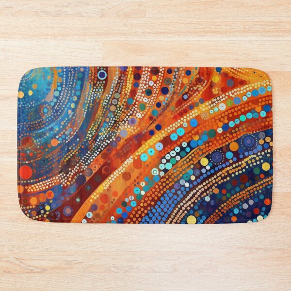 Item preview, Aboriginal Inspired Dot Art - Sun Waves designed and sold by GrinGalore.