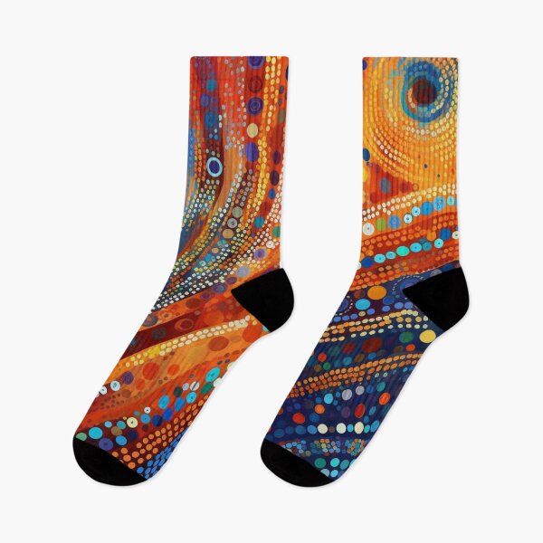 Item preview, Aboriginal Inspired Dot Art - Sun Waves designed and sold by GrinGalore.