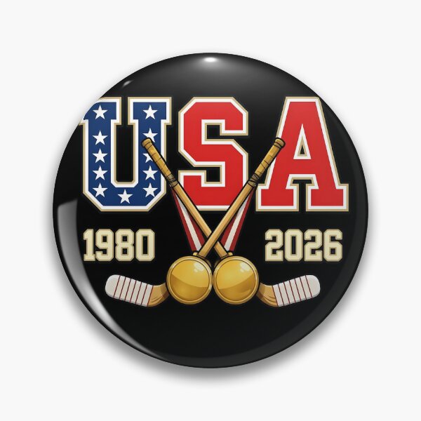 Item preview, USA Hockey Heritage 1980 to 2026 Retro Sports Graphic designed and sold by haitrieuic96.