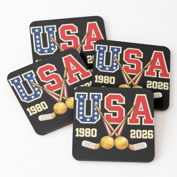 Item preview, USA Hockey Heritage 1980 to 2026 Retro Sports Graphic designed and sold by haitrieuic96.