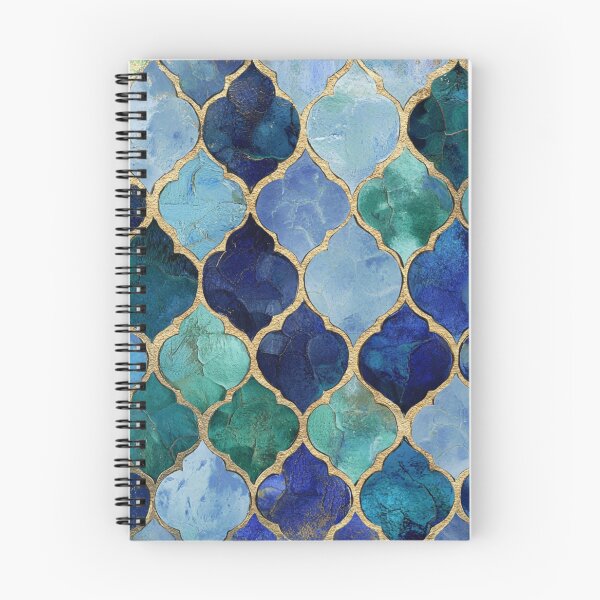 Item preview, Antique Emerald Azure Maroccan Gold Gilding Pattern designed and sold by GrinGalore.