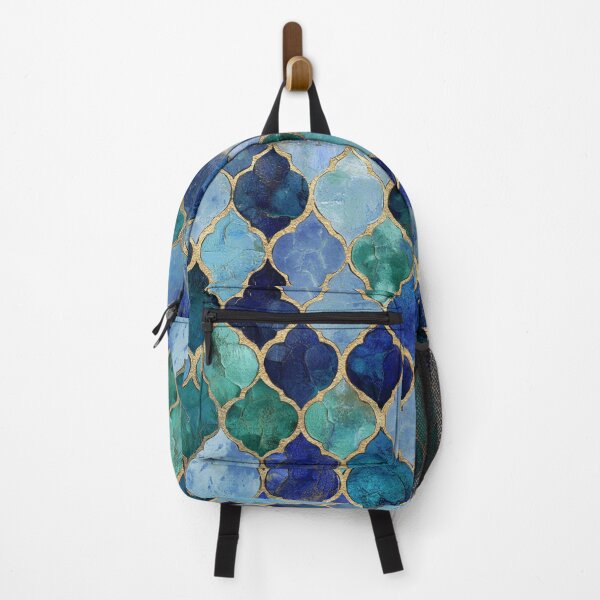 Item preview, Antique Emerald Azure Maroccan Gold Gilding Pattern designed and sold by GrinGalore.
