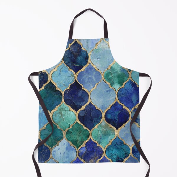 Item preview, Antique Emerald Azure Maroccan Gold Gilding Pattern designed and sold by GrinGalore.