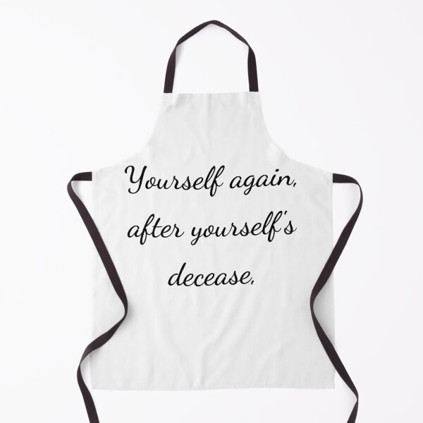 Item preview, "Yourself again after yourself's decease," - handwriting black designed and sold by ariksworld.