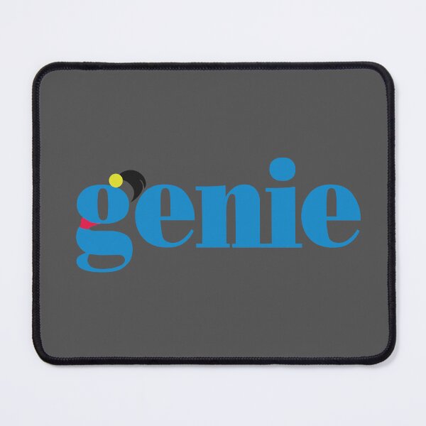 Item preview, Cute Genie Character Typography - Creative Blue Graphic Art designed and sold by artworkathome.