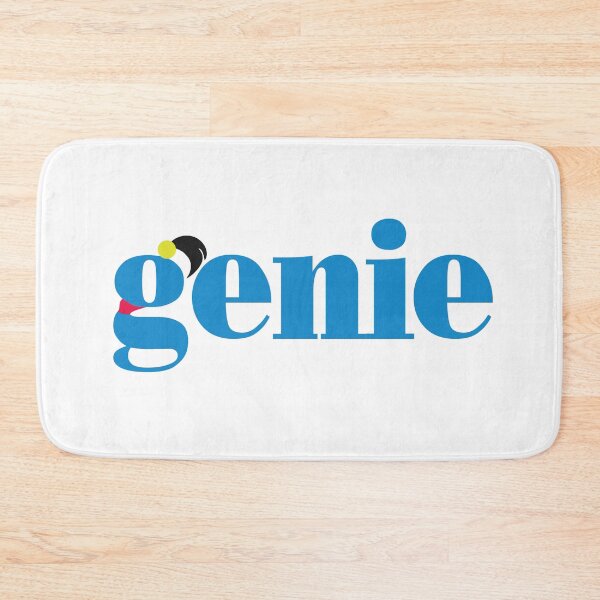 Item preview, Cute Genie Character Typography - Creative Blue Graphic Art designed and sold by artworkathome.