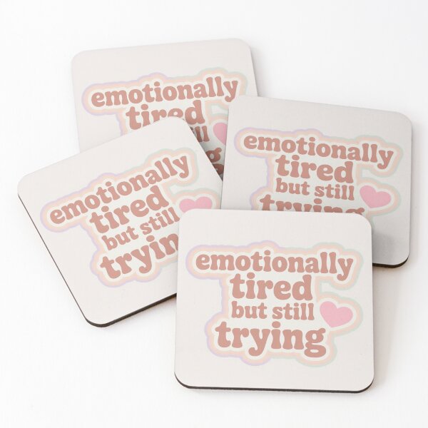 Item preview, Emotionally Tired Cute Aesthetic Shirt Soft Mental Health, brafdesign designed and sold by Brafdesign.