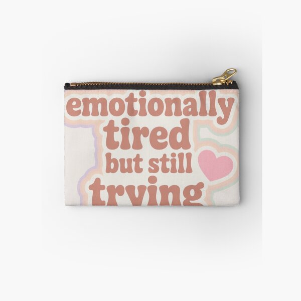 Item preview, Emotionally Tired Cute Aesthetic Shirt Soft Mental Health, brafdesign designed and sold by Brafdesign.