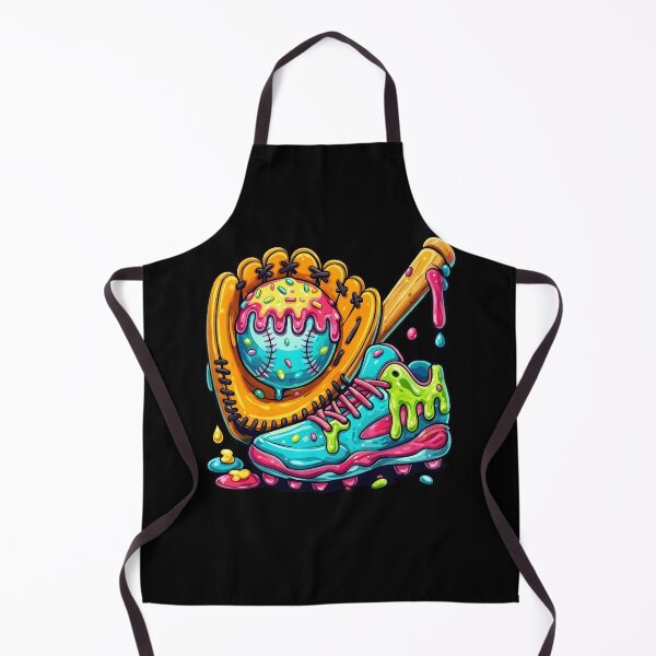 Item preview, Vibrant Melting Baseball Gear - Colorful Sweet Sports Illustration designed and sold by haitrieuic96.