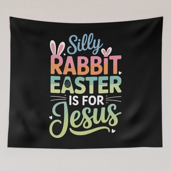 Item preview, Silly Rabbit Easter Is For Jesus Christians Bunny Easter Day designed and sold by Moon-Ape.