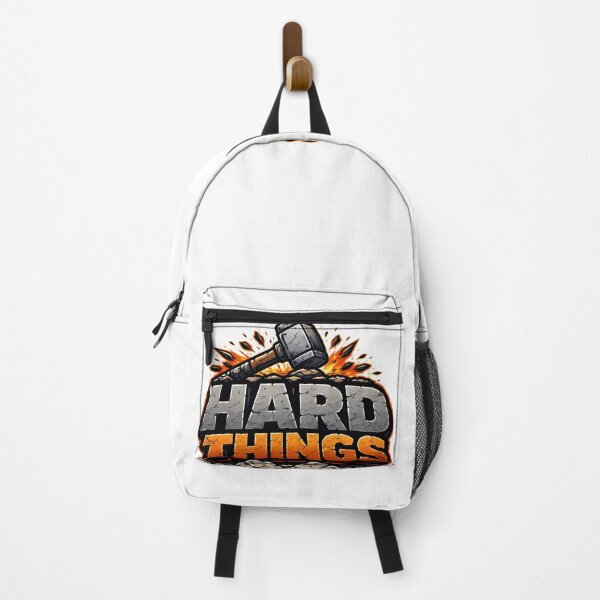 Item preview, Hard Things Motivational T-Shirt Design - Hammer Crushing Stone Power Graphic Art designed and sold by ascendzero.