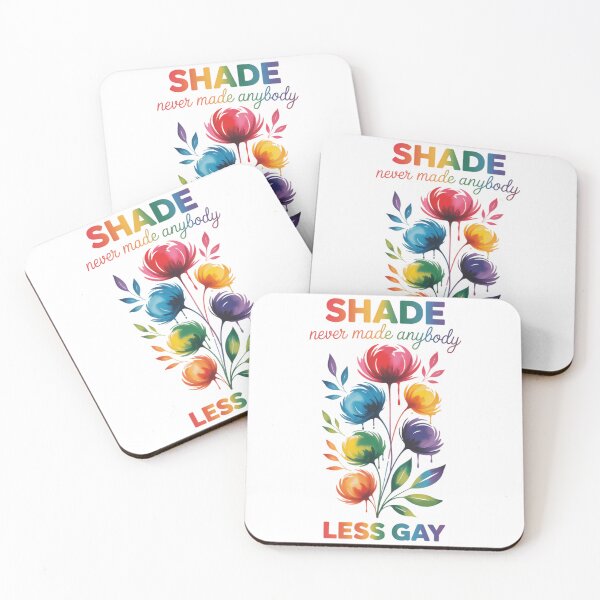 Item preview, Shade Never Made Anybody Less Gay LGBTQ Ally Pride Month designed and sold by Moon-Ape.