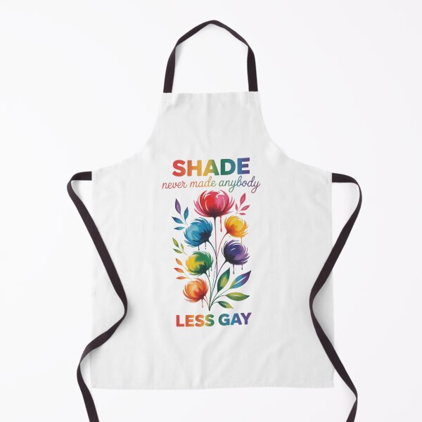 Item preview, Shade Never Made Anybody Less Gay LGBTQ Ally Pride Month designed and sold by Moon-Ape.