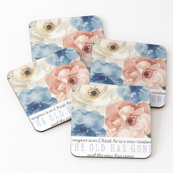 Item preview, Calm Blooms Luke 11:28 New Creation Bible Verse Floral designed and sold by immagymnast.