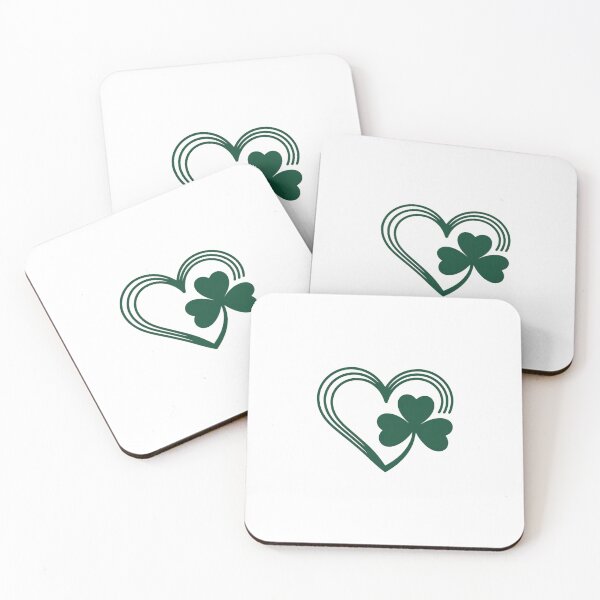 Item preview, Corazón de trébol irlandés Shamrock designed and sold by Moon-Ape.
