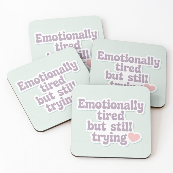 Item preview, Emotionally Tired Cute Aesthetic Shirt Soft Mental Health, brafdesign designed and sold by Brafdesign.