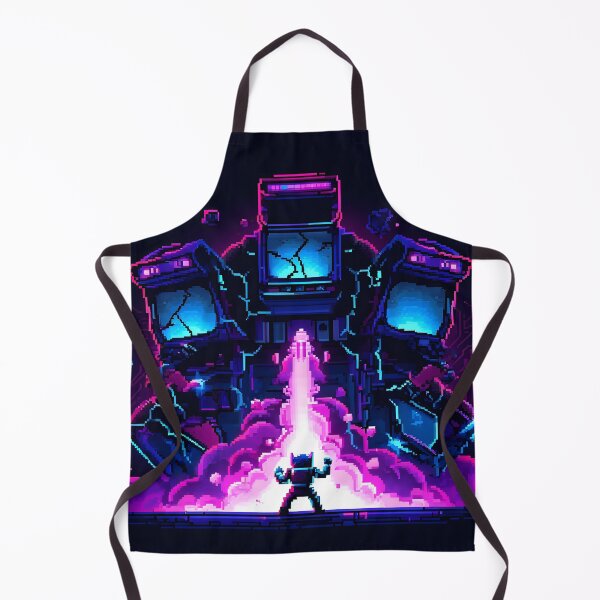 Item preview, Epic 16-Bit Pixel Art Boss Battle Silhouette designed and sold by ThePixelArchive.