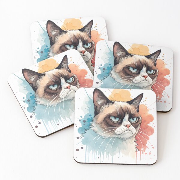 Item preview, Angry Cute Cat Meme Aesthetic designed and sold by Angellacelin.