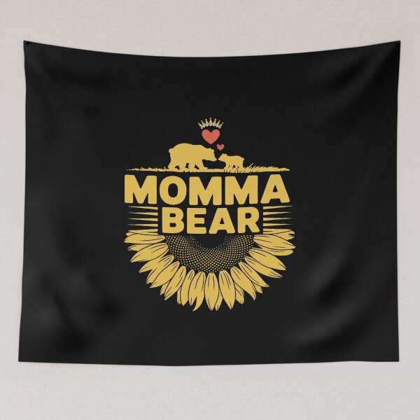 Item preview, Momma Bear Mothers Day Sunflower Family designed and sold by Rrettgison.