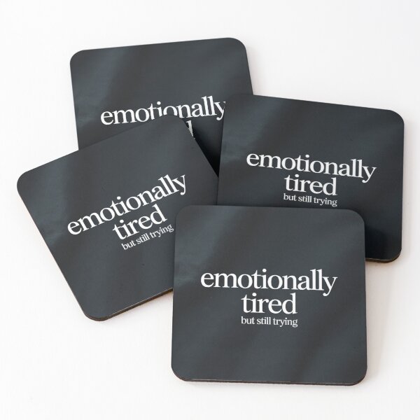 Item preview, Emotionally Tired Dark Aesthetic Shirt Burnout Mood, brafdesign designed and sold by Brafdesign.