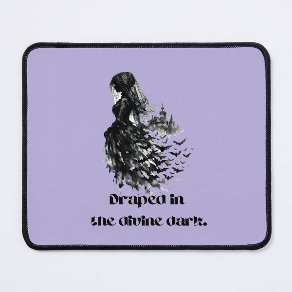 Item preview, The Divine Dark | Victorian Bat Silhouette & Haunted Estate Poetry designed and sold by Studio77-Gothic.