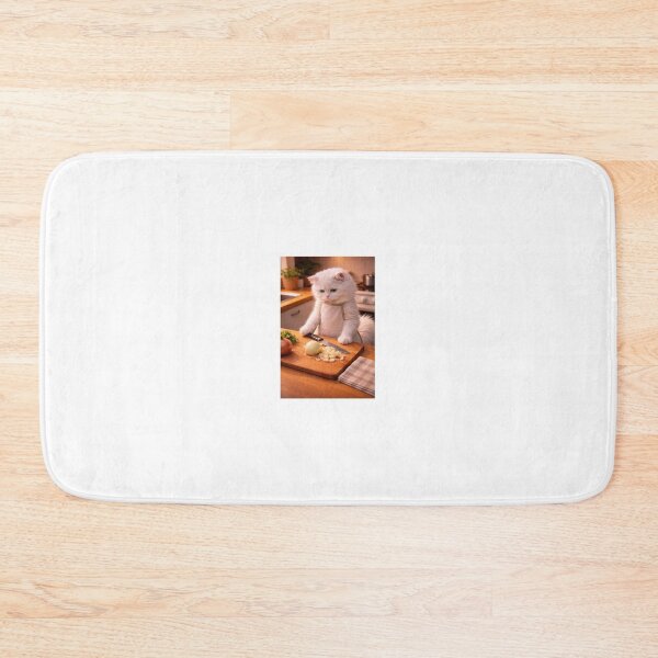 Item preview, Crying Cat Chopping Onion in Kitchen designed and sold by LovelyCatGalaxy.