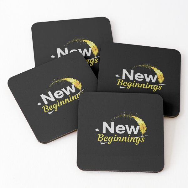 Item preview, New Beginnings - Golden Feather Luxury Motivation designed and sold by Marie***2905.